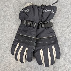 Columbia Sport Black and Cream Insulated Winter Gloves See Photo For Wear
